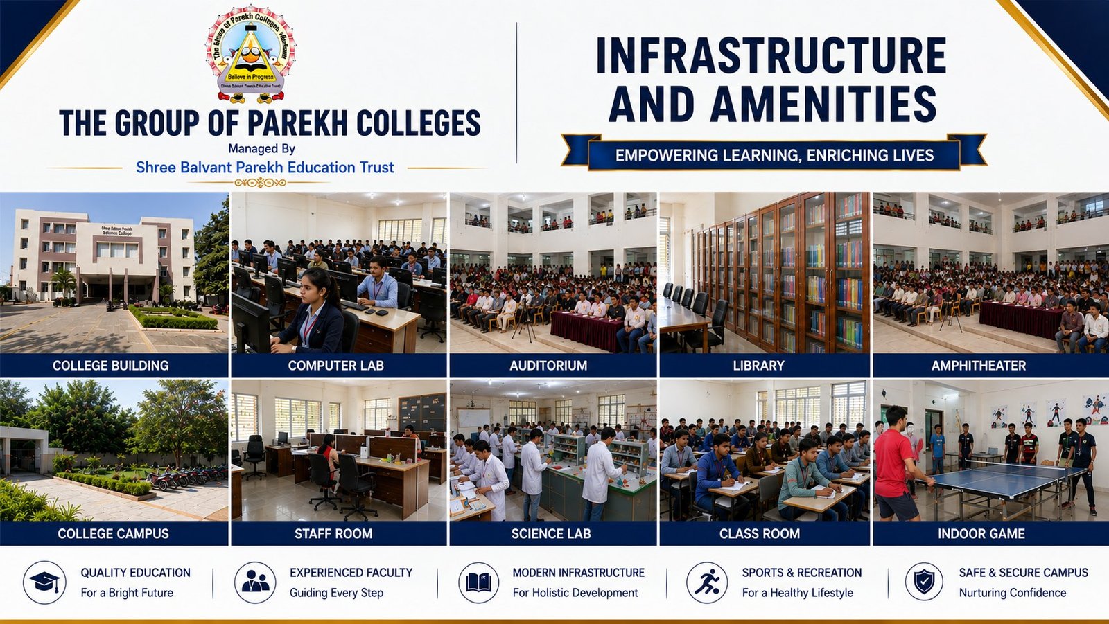 Infrastructure and Modern Amenities - SBPET Mahuva